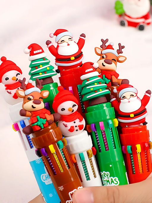 Рождественские шариковые ручки 10в1 - 1000 деталей фото 6