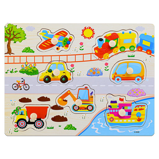 Пазл-вкладыш Транспортный - Щепочка фото 2