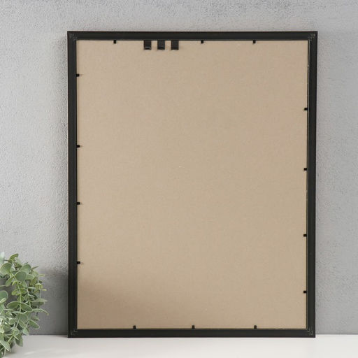 Фоторамка пластик "Винтаж" 40х50 см, черный с золотом (пластиковый экран)