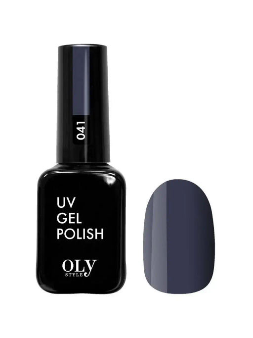 OLYSTYLE Гель-лак для ногтей тон 041 серо-синий