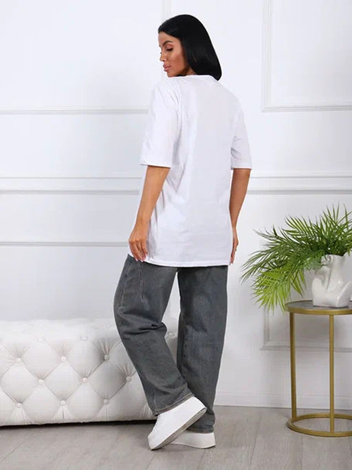 Футболка удлиненная 783