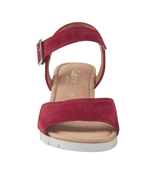 Босоножки, красные - Heine фото 4