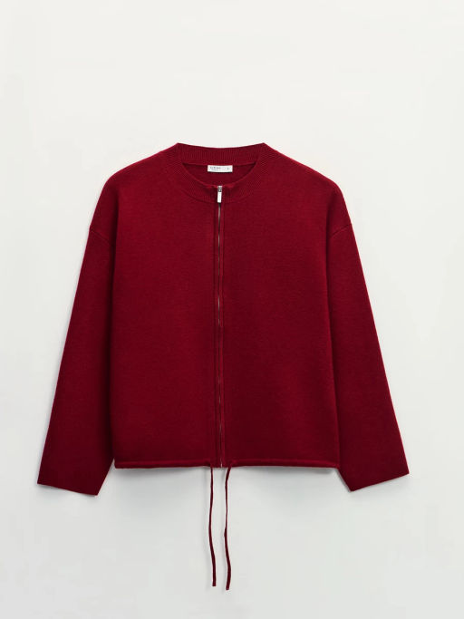 Оверсайз джемпер на молнии / Zarina фото 8