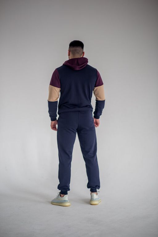 футер 3х нитка ПЕТЛЯ Мужской костюм ColourBlock - Knitka wear фото 8