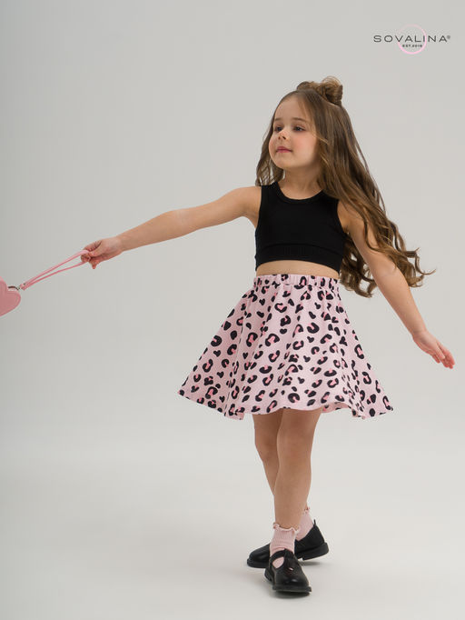 Костюм Мальвина КТ черный-нежный леопард - Sovalina фото 20