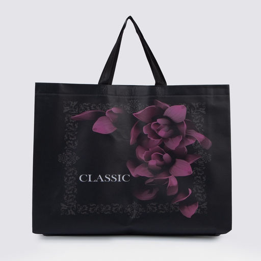 Цена за 2 шт. Сумка хозяйственная без застёжки, 43×11×32 см, чёрная