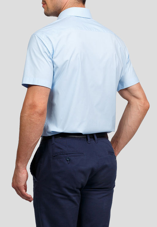 Сорочка мужская короткий рукав GREG 210/108/Z STRETCH  фото 2