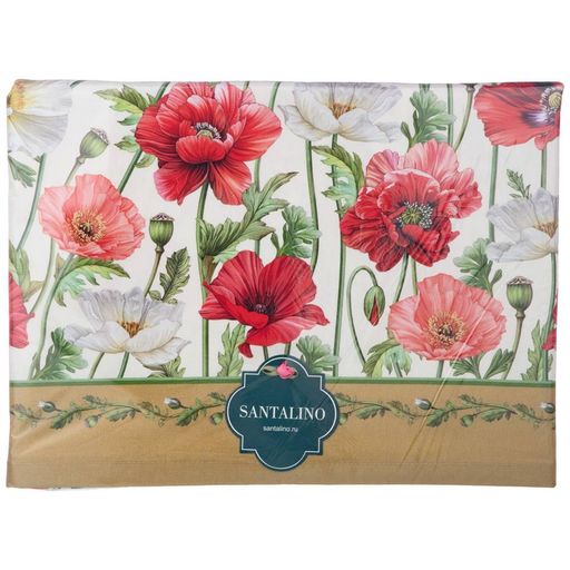 СКАТЕРТЬ МАКИ 140Х180 ,КРЕМОВЫЙ, 100 - Lefard фото 2