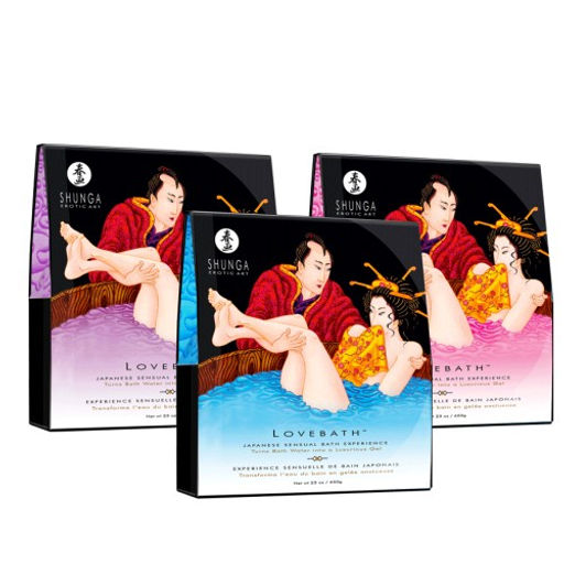 Порошок для принятия ванны Shunga серии LOVEBATH Чувственный лотос, фиолетовый, 650 гр