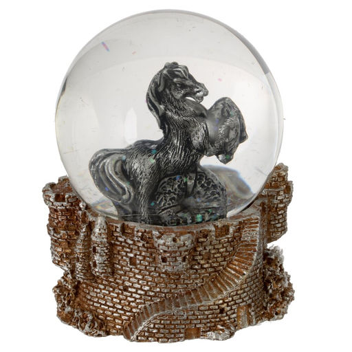 Фигурка декор в стекл шаре "Лошадь", L7 W7,5 H8,5 см, 2в.