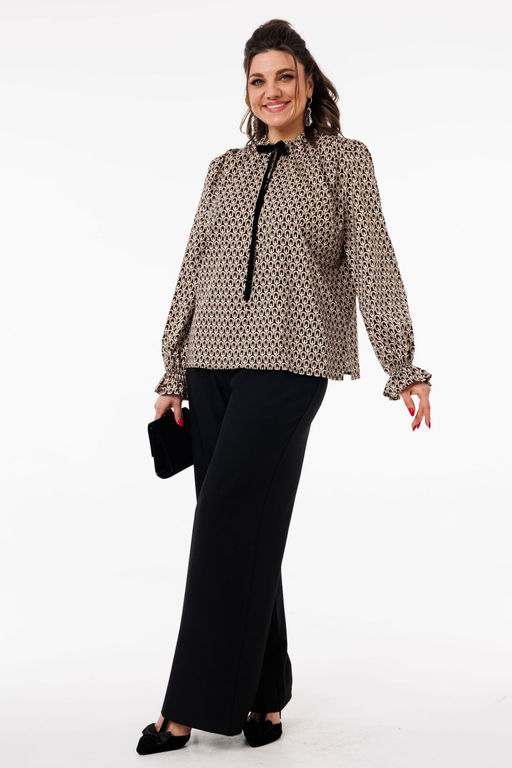 Блуза ANELLI 1281 сирокко  фото 5