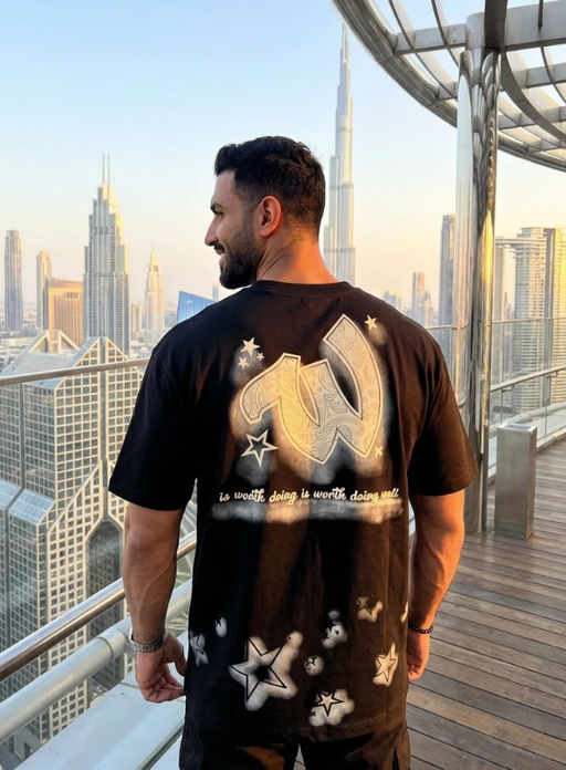 KM1901 Футболка (хлопок) ЧЕРНЫЙ