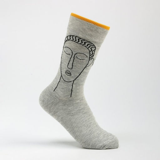 Цена за 2 шт. Носки, цвет серый, размер 25-27