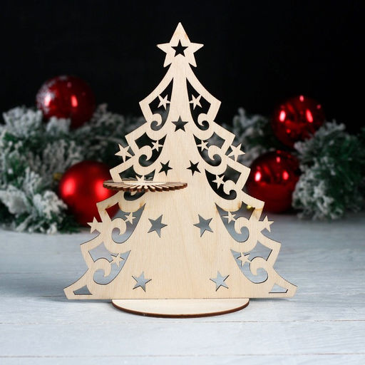 Цена за 2 шт. Салфетница Нарядная ёлочка, 24,520,50,3 см - Simaland фото 2