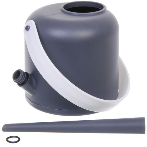 Лейка для растений 1,7л "Barron Falls" с прикорневым поливом, темно-серый ДоброСад