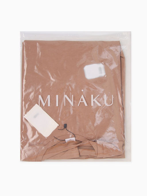 Лонгслив женский MINAKU: Basic line, цвет тауп, размер 52