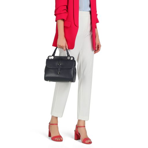 Женская сумка с ручкой DIVAS BAG Артикул 2229450, черно-синий  фото 2