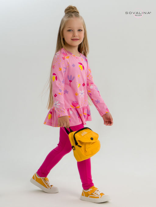 Костюм Алиса цветы барби-фуксия - Sovalina фото 13