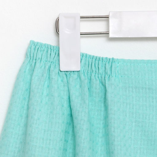 Полотенце вафельное Экономь и Я Парео 80х144 см, цв.небесный, 100%хл, 200 г/м2  фото 2