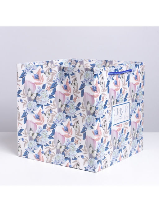 Пакет квадратный Сияй, 30 30 30 см - Дарите счастье фото 3