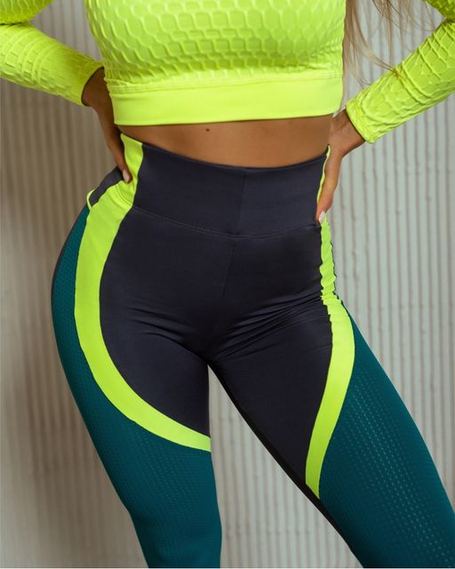 Легинсы High Level зеленые - Rowan фото 4