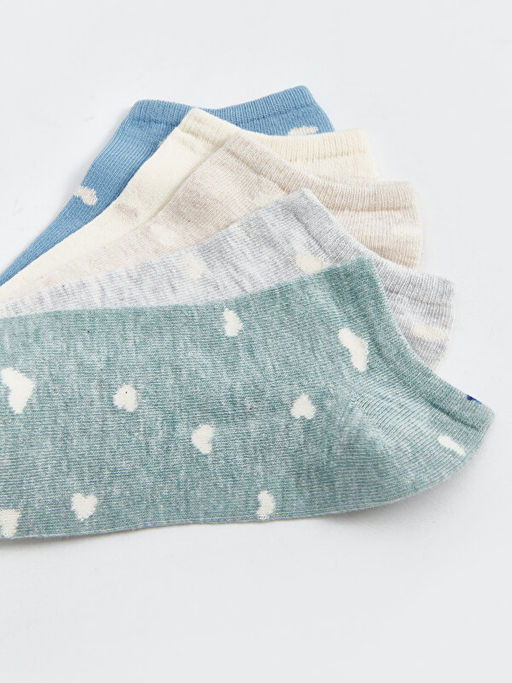 Desenli Kad?n Patik ?orap 5li Paket - Waikiki фото 3