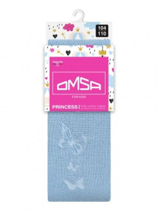 OMSA kids Collant 12A01-3 с ажур рис (бабочки) - acqua