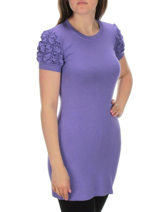 17251 VIOLET Туника женская (92% вискоза, 8% эластан)