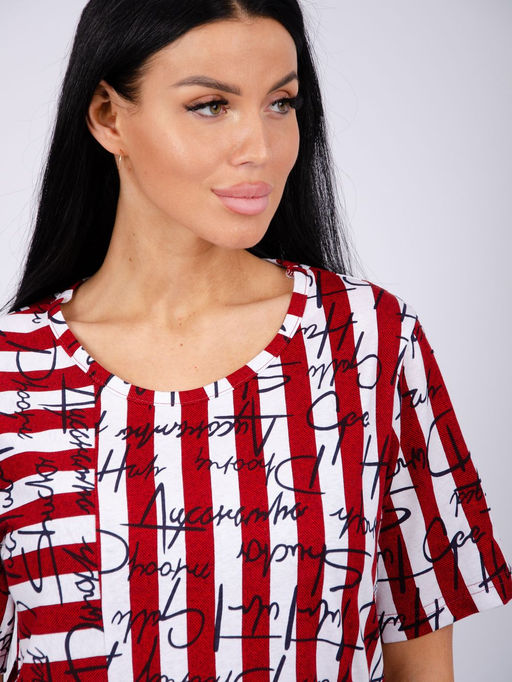 Туника "Манижа" бордо, трикотаж