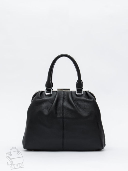 Сумка женская кожаная 9687Y black Polina&Eiterou