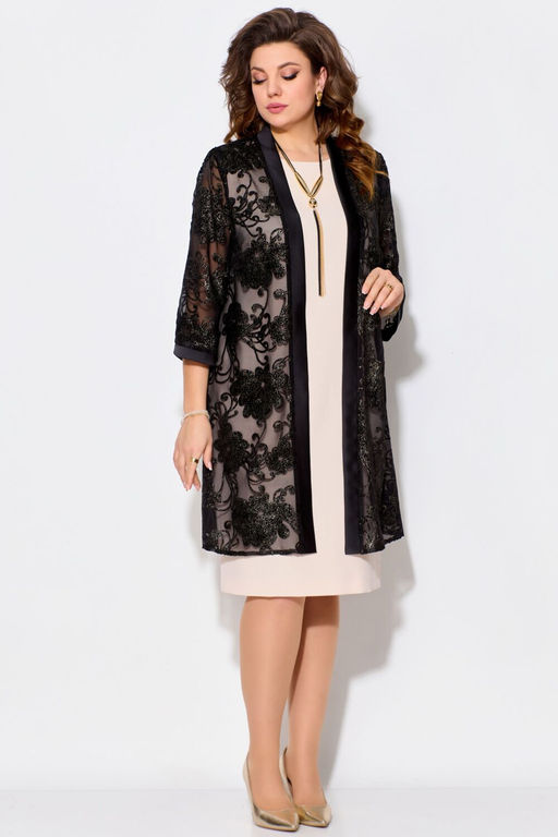 Костюм FITA 1262 черно-бежевый