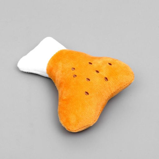 Игрушка для собак Мягкая голень с пищалкой, 13 см - Пижон фото 2