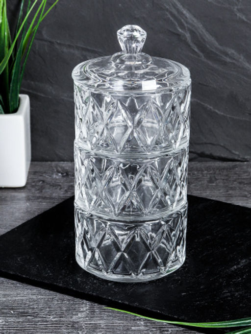 Банка для специй 100 мл 3 яруса / TG049-1 /уп 48/ - ГалеонТрейд фото 2