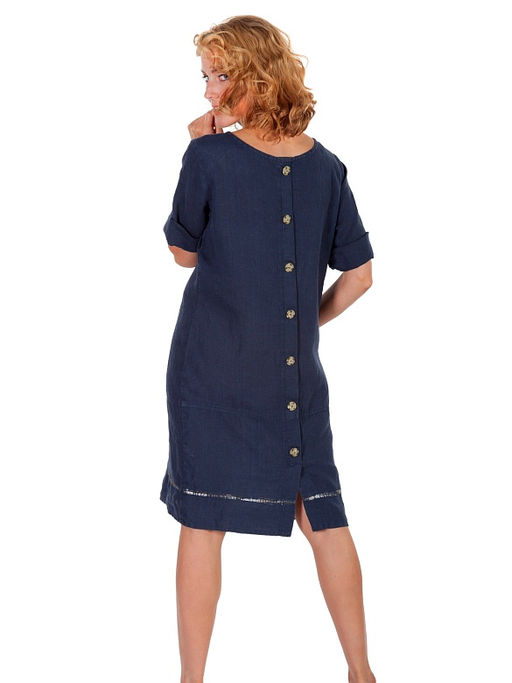 Умягченный лен 100% платье