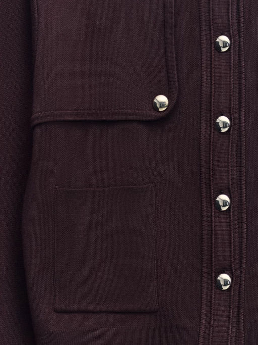 Вязаный джемпер из вискозы / Zarina фото 10