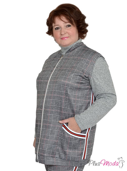 Жилет Модель №746 размеры 44-84 - Plusmoda фото 2