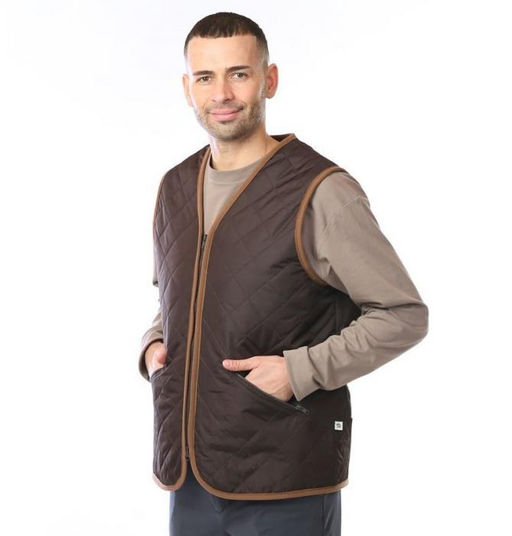Жилет арт.1184221-0902 РОНГ коричневый