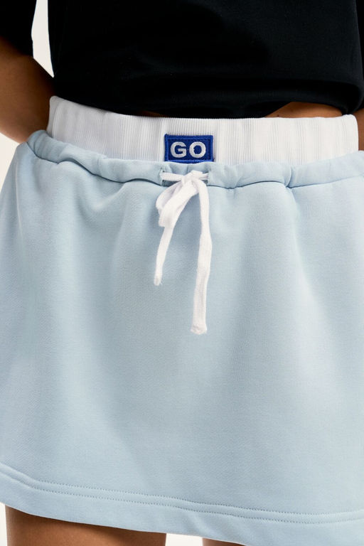 Юбка GO F2005/29-1413.164-170 голубой - Pirs фото 5