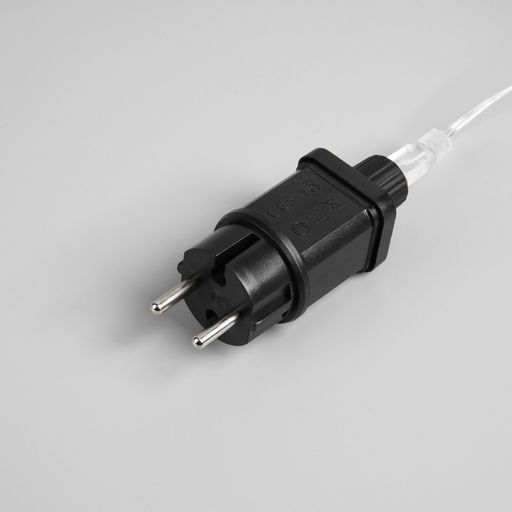 Гирлянда Нить 200 м роса, IP44, серебристая нить, 2000 LED, свечение мульти, 36 В - Luazon lighting фото 6