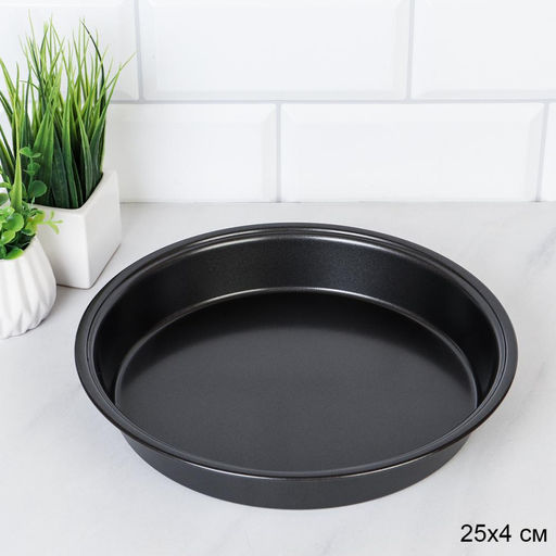 Форма для выпечки Круг 24х4 см / K01-139 /уп 100/ 0,180/ антипригарное покрытие/ 24,5(22)х3,8 - ГалеонТрейд фото 3