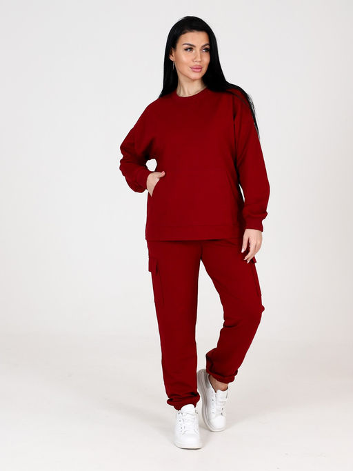 СК-2304 ЖЕНСКИЙ СПОРТИВНЫЙ КОСТЮМ (Бордо) - А-дина фото 3