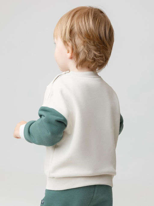 КР 302851/светло-бежевый 0783 к604 джемпер (свитшот) д/мал яс