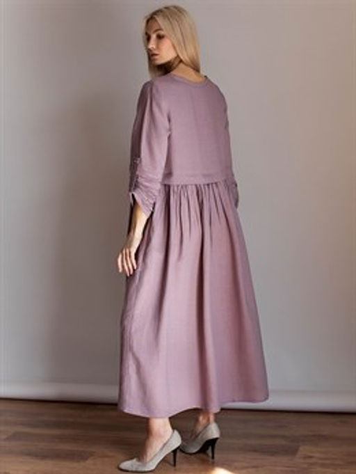 платье лен 57%, вискоза 43% - Волтри фото 2