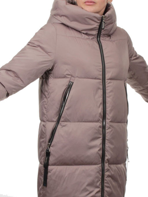 868 BEIGE Пальто зимнее женское (170 гр. холлофайбер) - Fashion фото 2