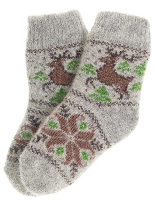 Носки детские "Олень и снежинка" 6573-2