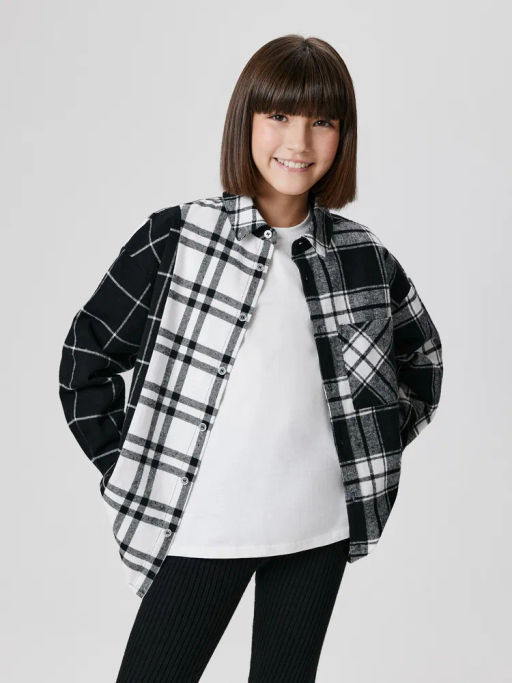 ACOOLA / Блузка детская для девочек Dive черно-белый