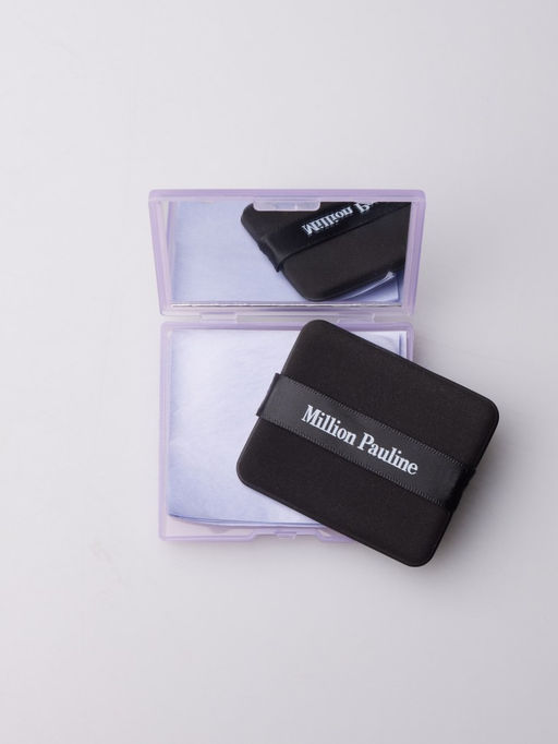 Матирующий салфетки против жирного блеска в футляре с зеркалом Лаванда, 100 шт.