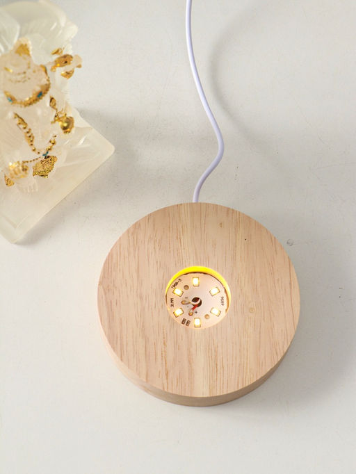 Фигурка светящаяся «Ганеша в арке», прозрачный, 10×10×18.5 см