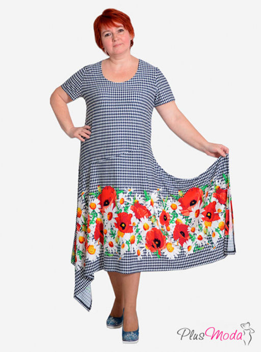 Платье Модель №75 размеры 50-72 - Plusmoda фото 5