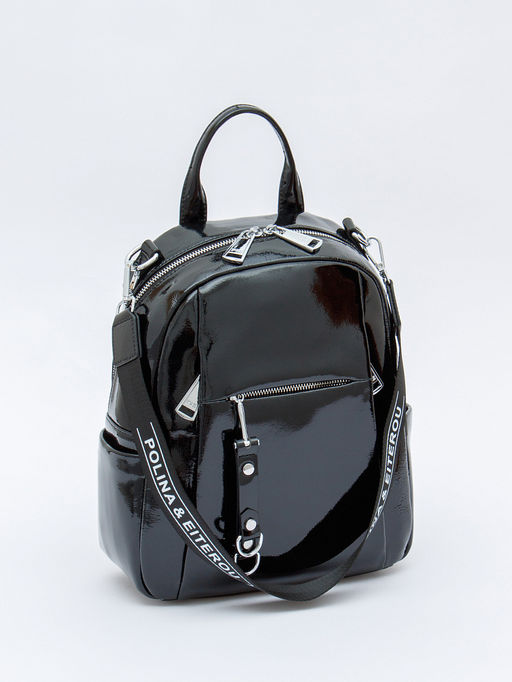 Рюкзак 18104-8 black  Polina&Eiterou